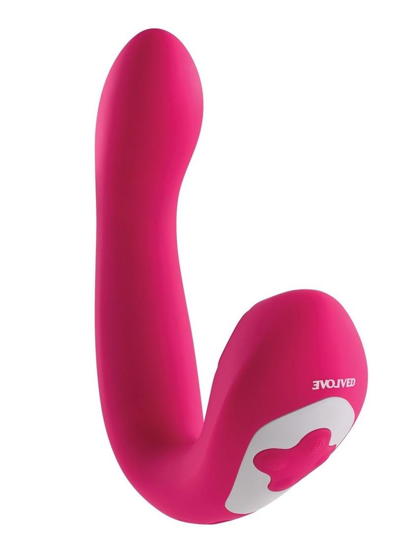 Buck Wild Rechargeable Silicone Dual Massager with Clitoral Stimulation