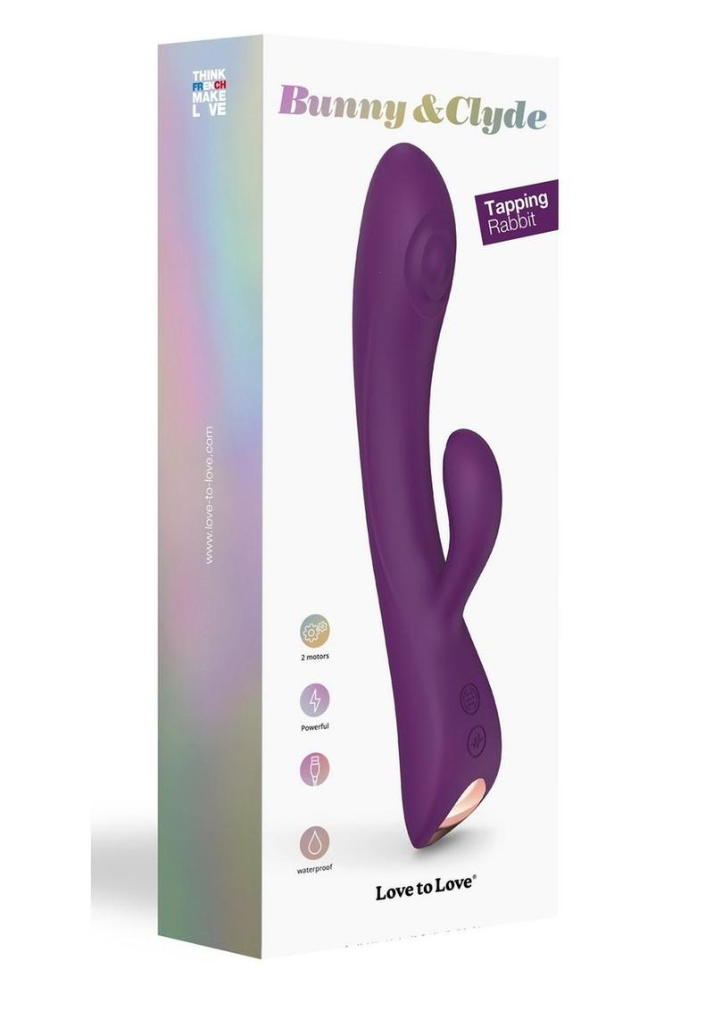 Bunny and Clyde Rechargeable Silicone Rabbit Vibrator