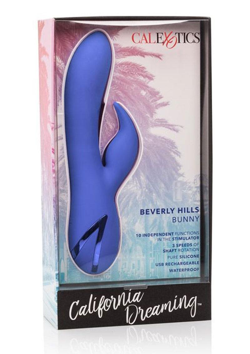 California Dreaming Beverly Hills Bunny Silicone USB Rechargeable Multifunction Waterproof