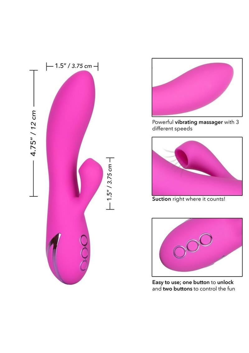 California Dreaming Malibu Minx Rechargeable Silicone Vibrator - Purple