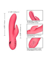 California Dreaming San Francisco Sweetheart Silicone USB Rechargeable Multifunction Vibrator Waterproof