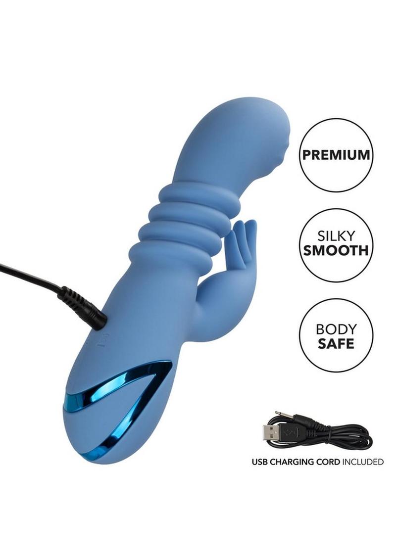 California Dreaming Santa Cruz Coaster Silicone Rechargeable Rabbit Vibrator