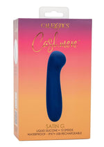 Cashmere Satin G Rechargeable Silicone G-Spot Vibrator with Clitoral Stimulator