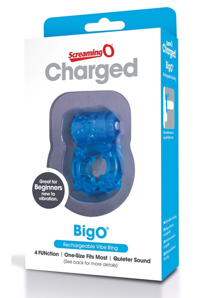 Charged Bigo Rechargeable Waterproof Vibrating Cock Ring