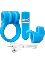 Charged Combo USB Rechargeable Silicone Kit #1 Waterproof - Blue