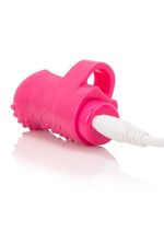 Charged Fing O Rechargeable Finger Mini Vibrator Waterproof - Pink