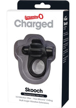 Charged Skooch Rechargeable Vibrating Silicone Cock Ring Waterproof