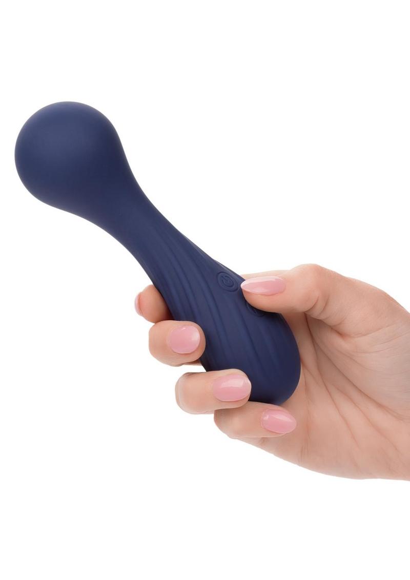 Charisma Temptation Rechargeable Silicone Massager Wand - Blue