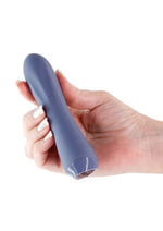 Charms Fern Rechargeable Silicone Mini Vibrator - Gray/Grey