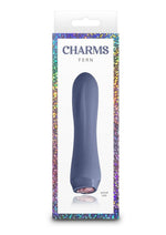 Charms Fern Rechargeable Silicone Mini Vibrator - Gray/Grey