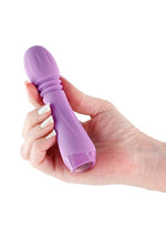 Charms Flora Rechargeable Silicone Mini Vibrator - Purple