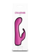 Charms Ivy Rechargeable Silicone Rabbit Vibrator - Magenta/Pink