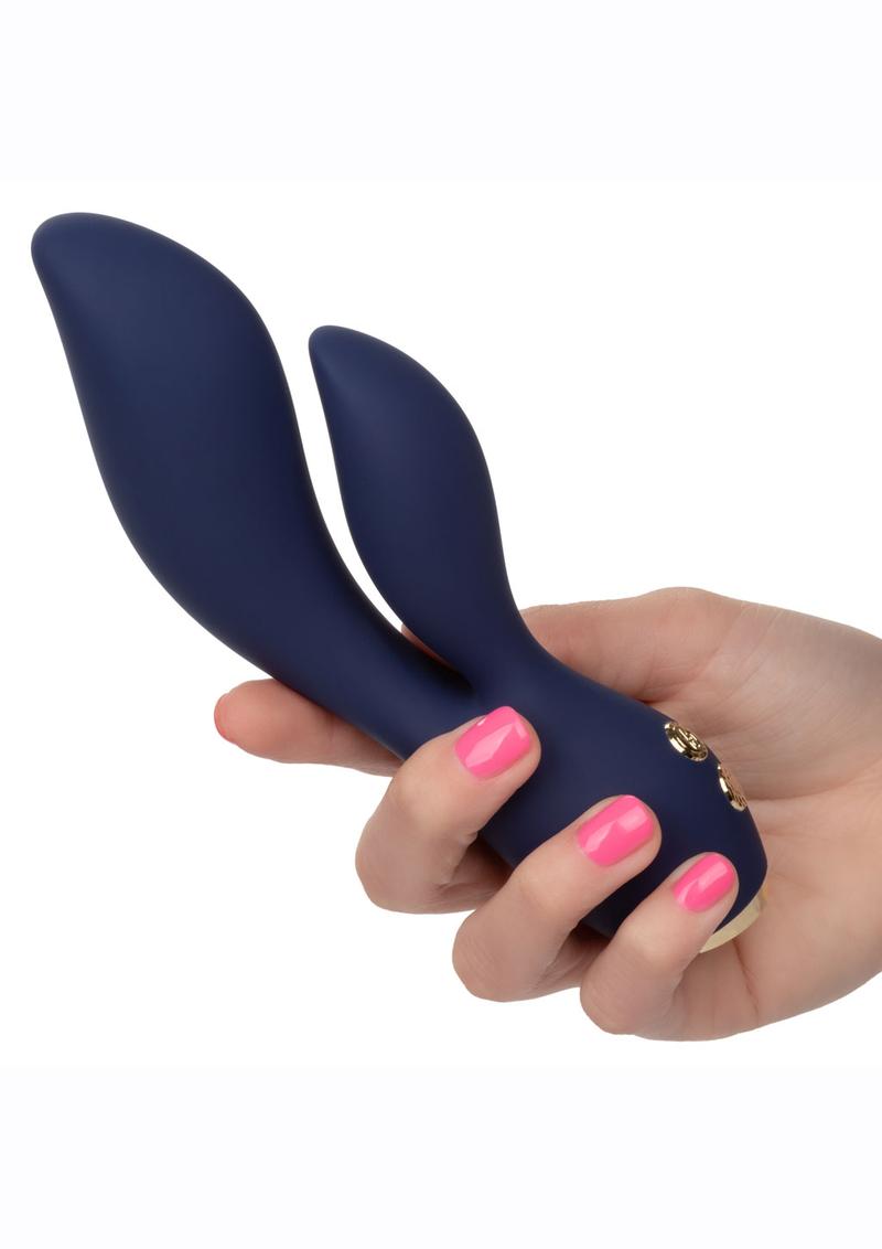 Chic Lilac Rechargeable Silicone Rabbit Vibrator