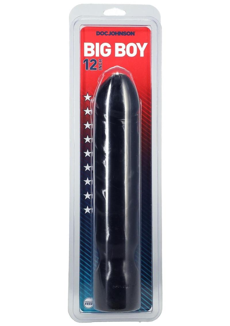 Classic Big Boy Dildo - Black - 12in