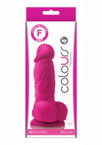 Colours Pleasure Silicone Dildo - Pink - 4in