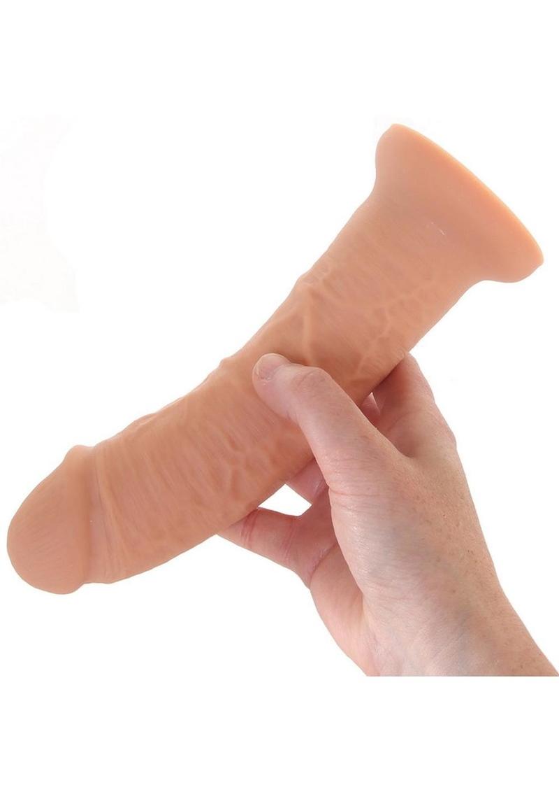 Colours Girth Silicone Dildo - Vanilla - 7in