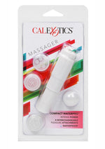 Compact Personal Travel Wand Massager with 4 Interchangeable Heads