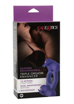 Couple's Enhancers Silicone Rechargeable Triple Orgasm Enhancer