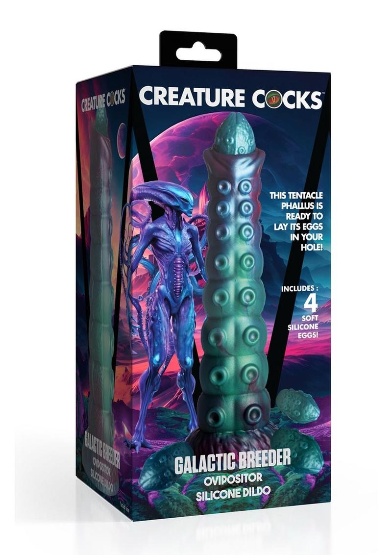 Creature Cock Galactic Breeder Ovipositor Silicone Dildo