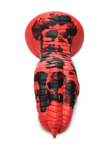 Creature Cocks Demon Claw Fisting Silicone Dildo - Black/Red