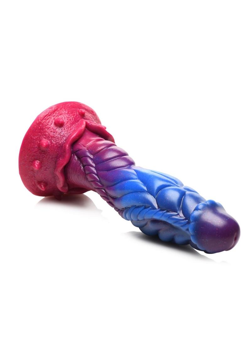 Creature Cocks Intruder Alien Silicone Dildo - Blue/Pink