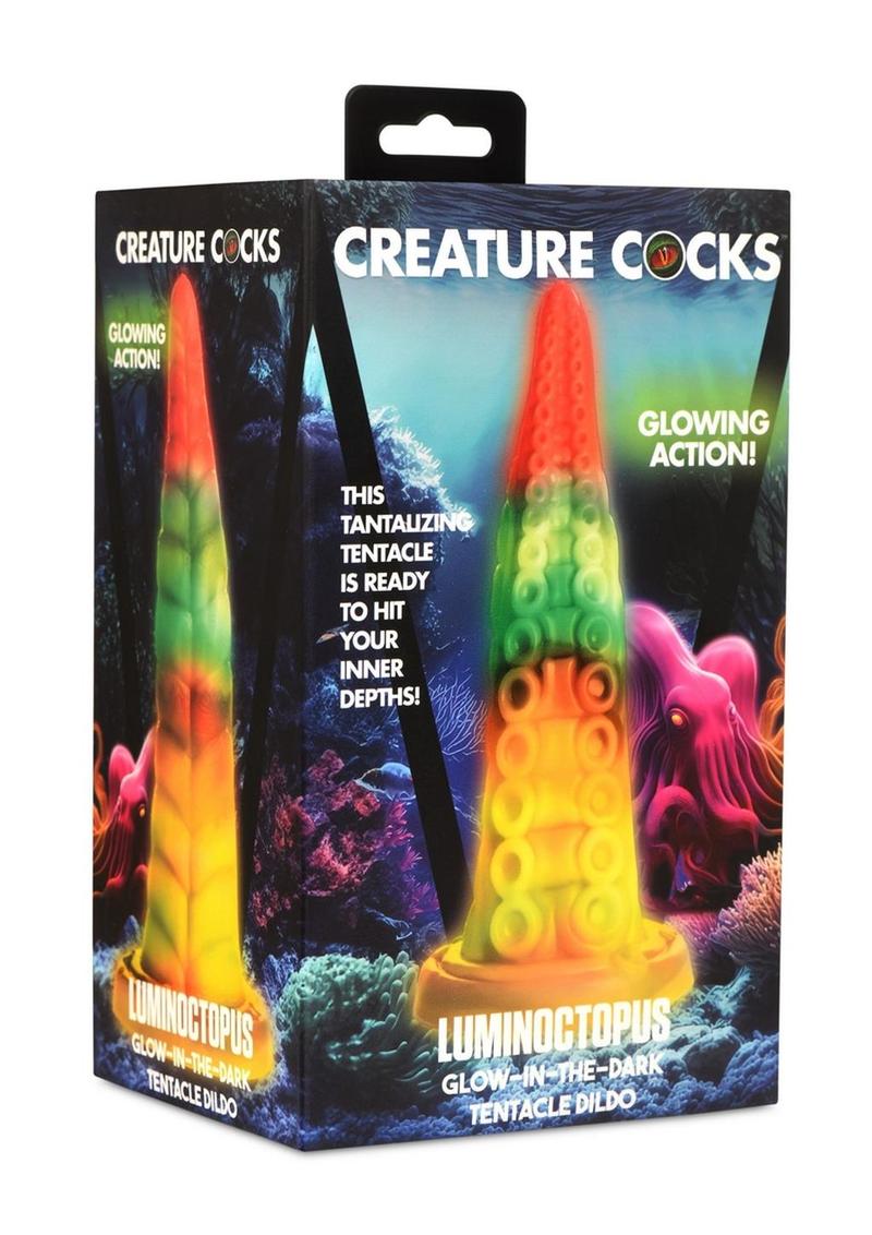 Creature Cocks Luminoctopus Glow In The Dark Tentacle Silicone Dildo