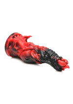 Creature Cocks Mephisto Silicone Dildo - Black/Red