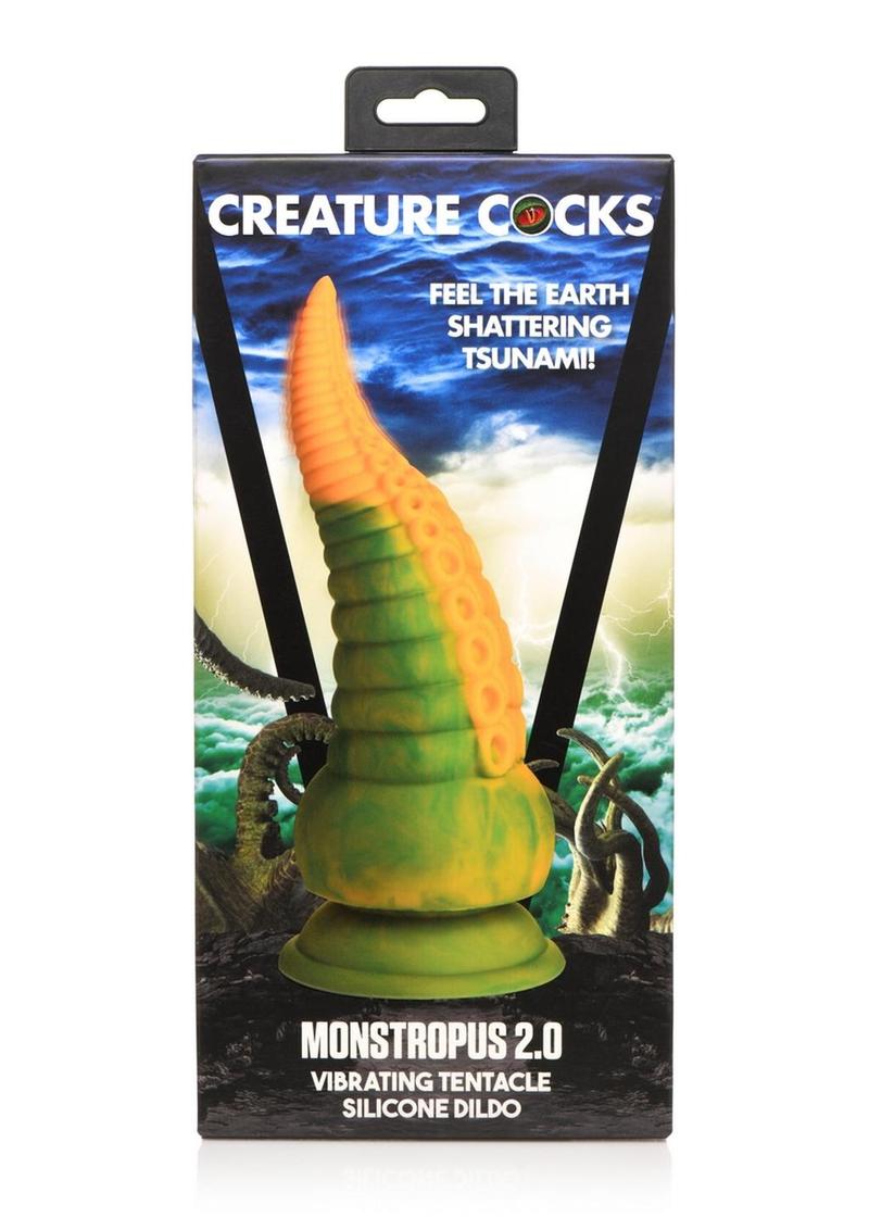 Creature Cocks Monstropus 2.0 Vibrating Tentacle Rechargeable Silicone Dildo