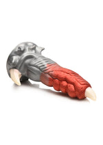 Creature Cocks Talon Silicone Dildo - Red/Silver/White