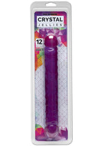 Crystal Jellies Jr. Double Dildo - Purple - 12in