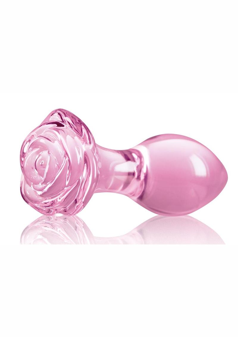 Crystal Premium Glass Rose Probe - Pink