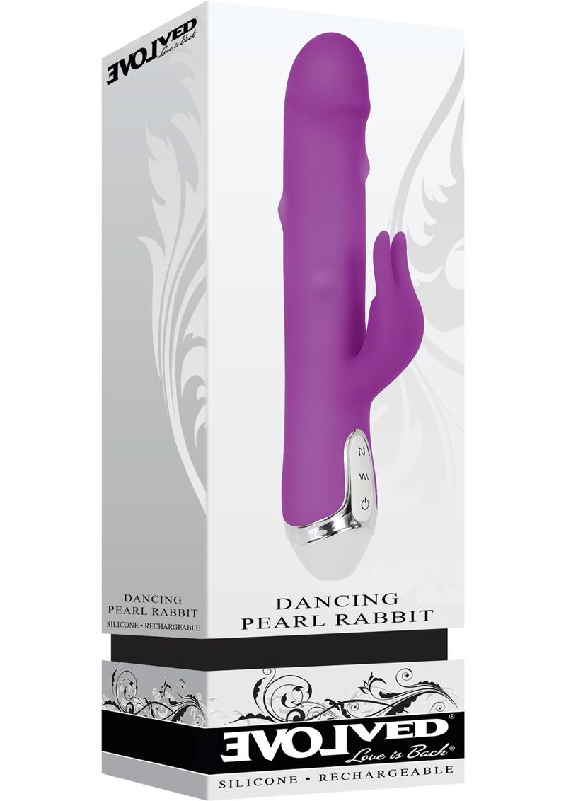 Dancing Pearl Rabbit Rechargeable Silicone Rabbit Vibrator