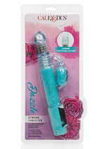 Dazzle Xtreme Thruster Beaded Rabbit Vibrator Waterproof - Blue