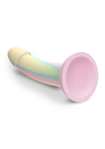 Dildolls Fantasia Silicone Dildo - Glow In The Dark/Multicolor