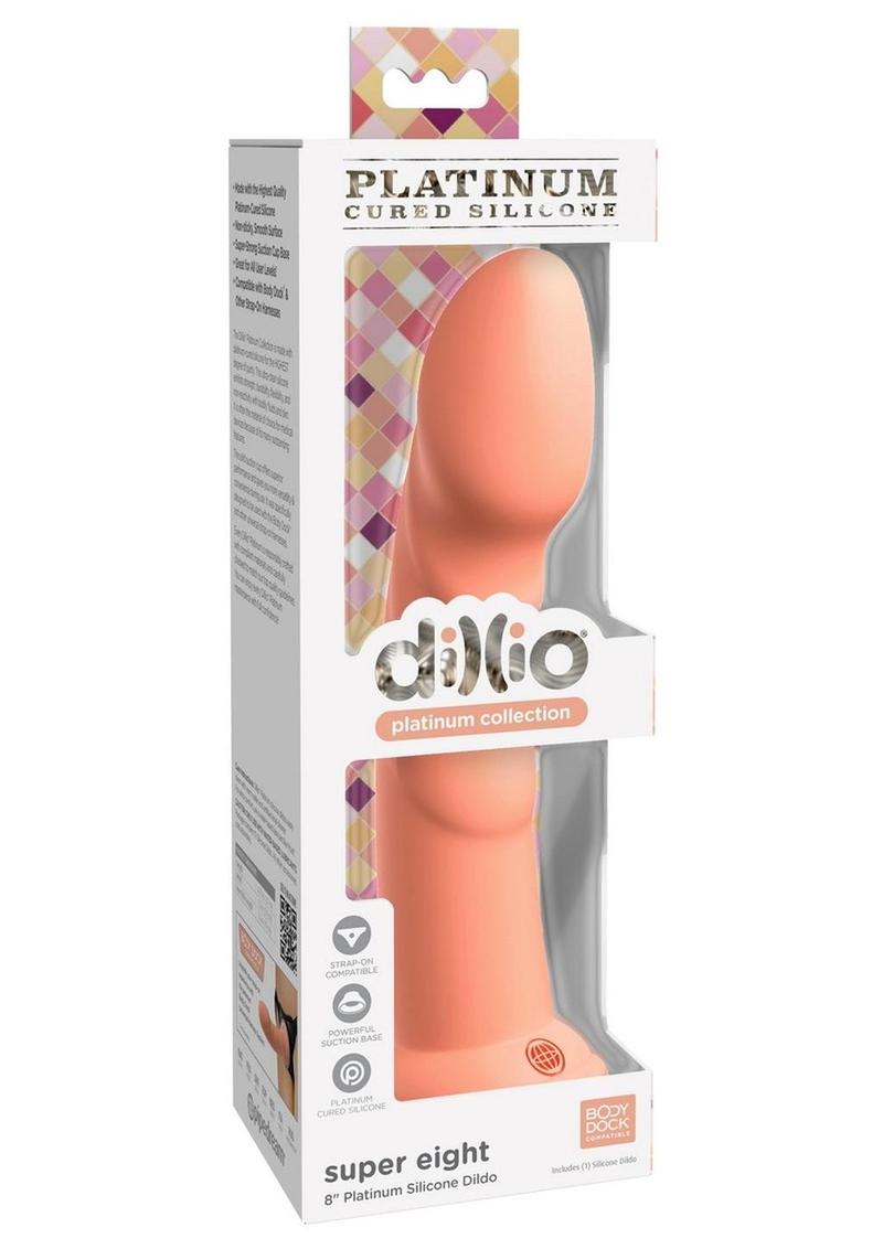 Dillio Platinum Super Eight Silicone Dildo