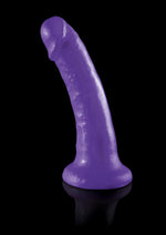 Dillio Realistic Slim Dildo - Purple - 6in