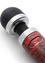 Doxy Die Cast 3 Wand Plug-In Wand Massager - Black/Red/Rose Pattern