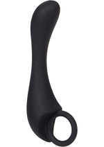 Dr. Joel Kaplan Silicone Prostate Locator Prostate Stimulator - Black