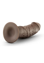 Dr. Skin Glide Self Lubricating Dildo - Chocolate - 8in