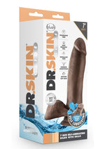 Dr. Skin Glide Self Lubricating Dildo with Balls