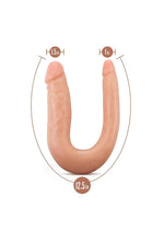 Dr. Skin Silicone Dr. Double Dildo Double Dong - Vanilla - 12in