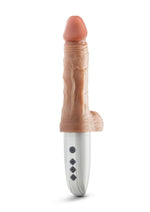 Dr. Skin Platinum Collection Silicone Dr. Hammer Rechargeable Thrusting Dildo with Handle and Remote Control