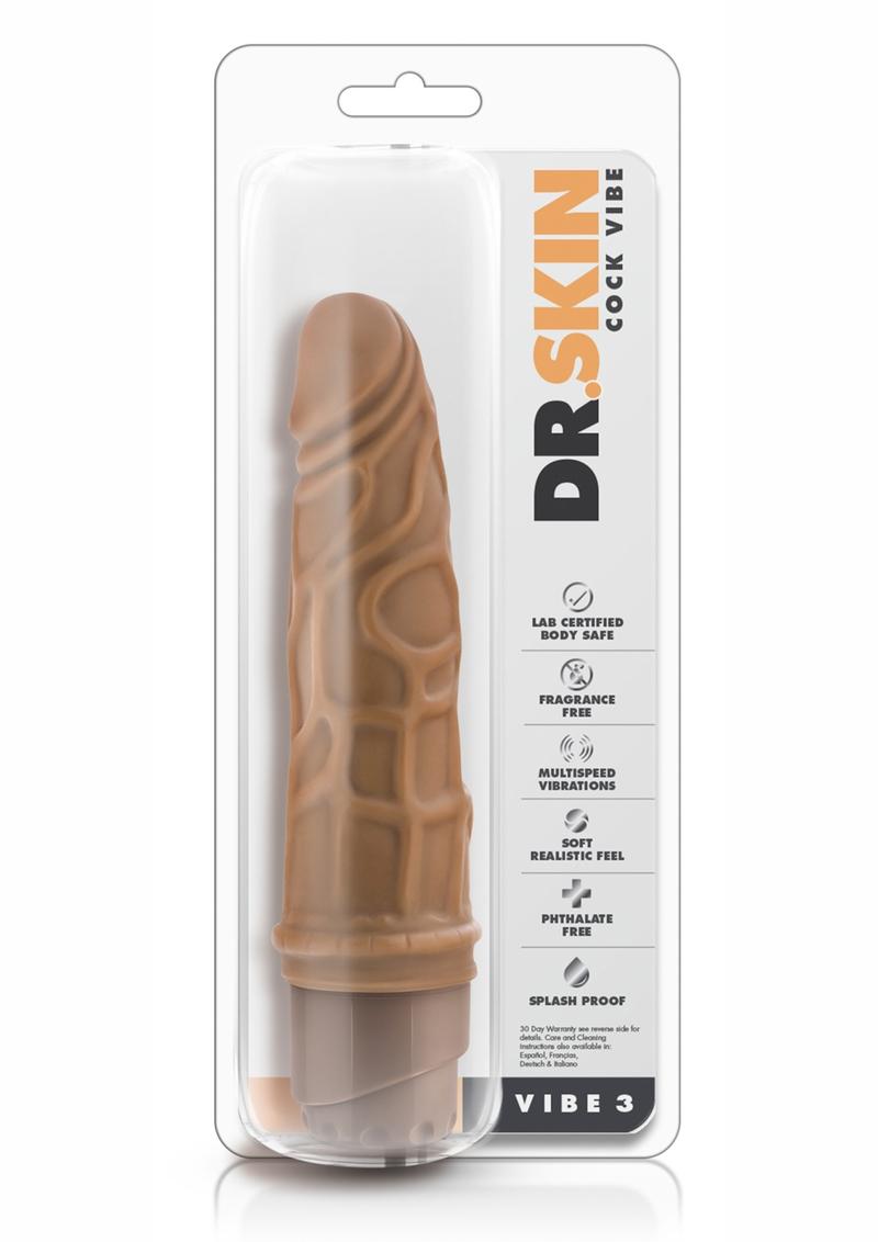 Dr. Skin Cock Vibe 3 Vibrating Dildo