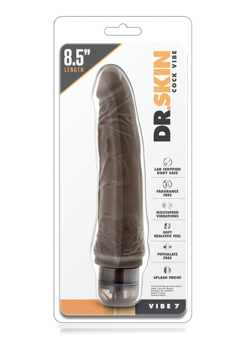 Dr. Skin Cock Vibe 7 Vibrating Dildo