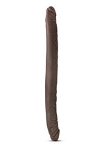 Dr. Skin Double Dildo - Chocolate - 16in