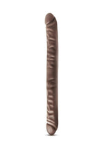 Dr. Skin Double Dildo - Chocolate - 18in