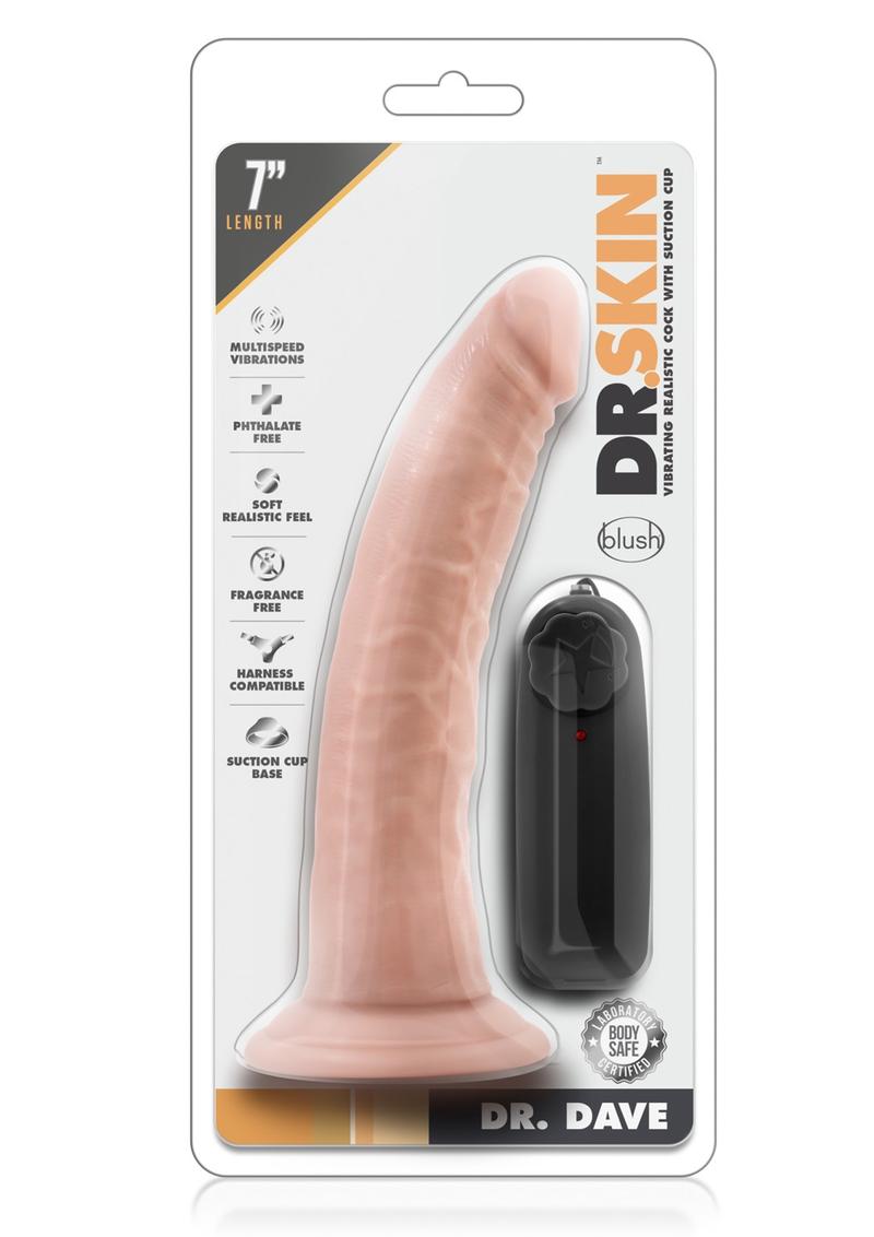 Dr. Skin Dr. Dave Vibrating Dildo with Suction Cup