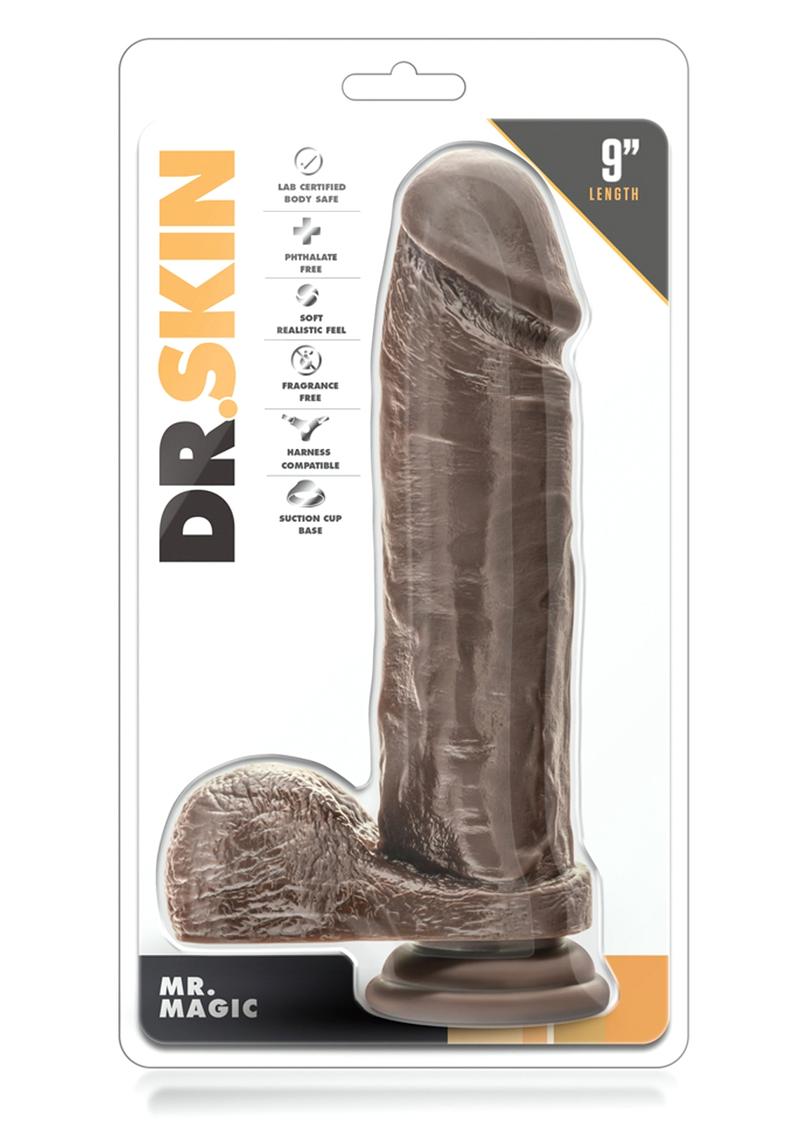 Dr. Skin Mr. Magic Dildo with Balls and Suction Cup