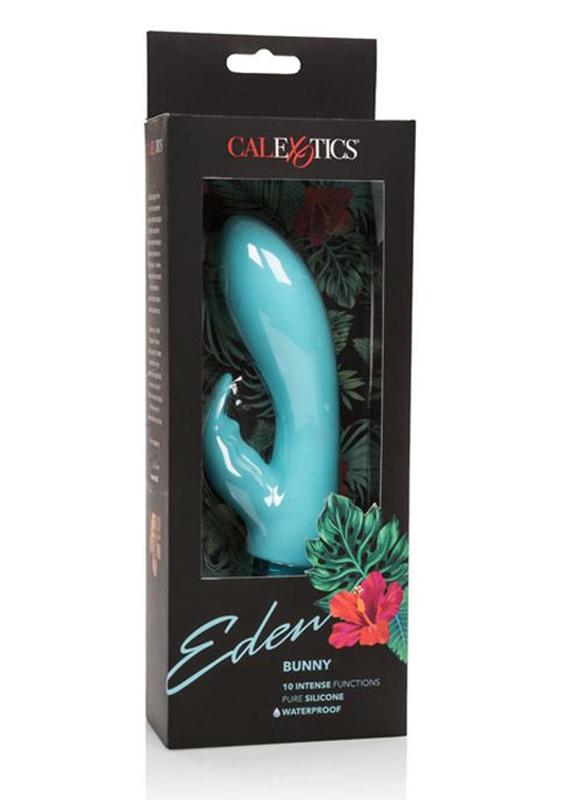 Eden Bunny Silicone Rabbit Vibrator Waterproof - Blue