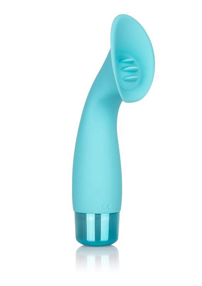 Eden Climaxer Silicone Clitoral Vibrator Waterproof - Blue - 6.25in